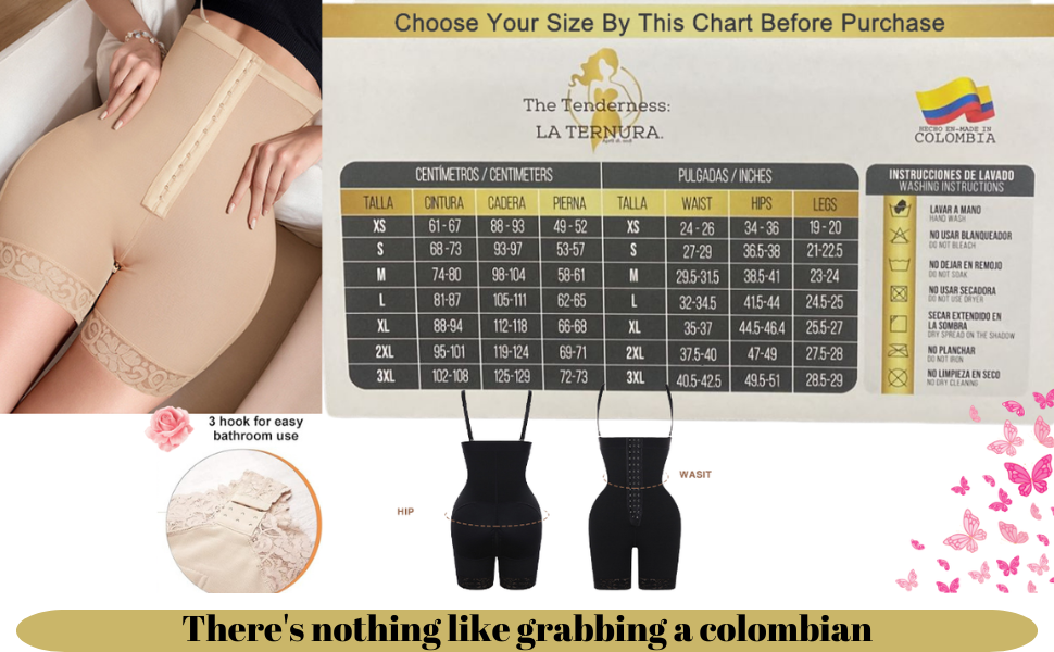 FAJA COLOMBIANA LA TERNURA FASHION Espalda Alta Cierre Lateral