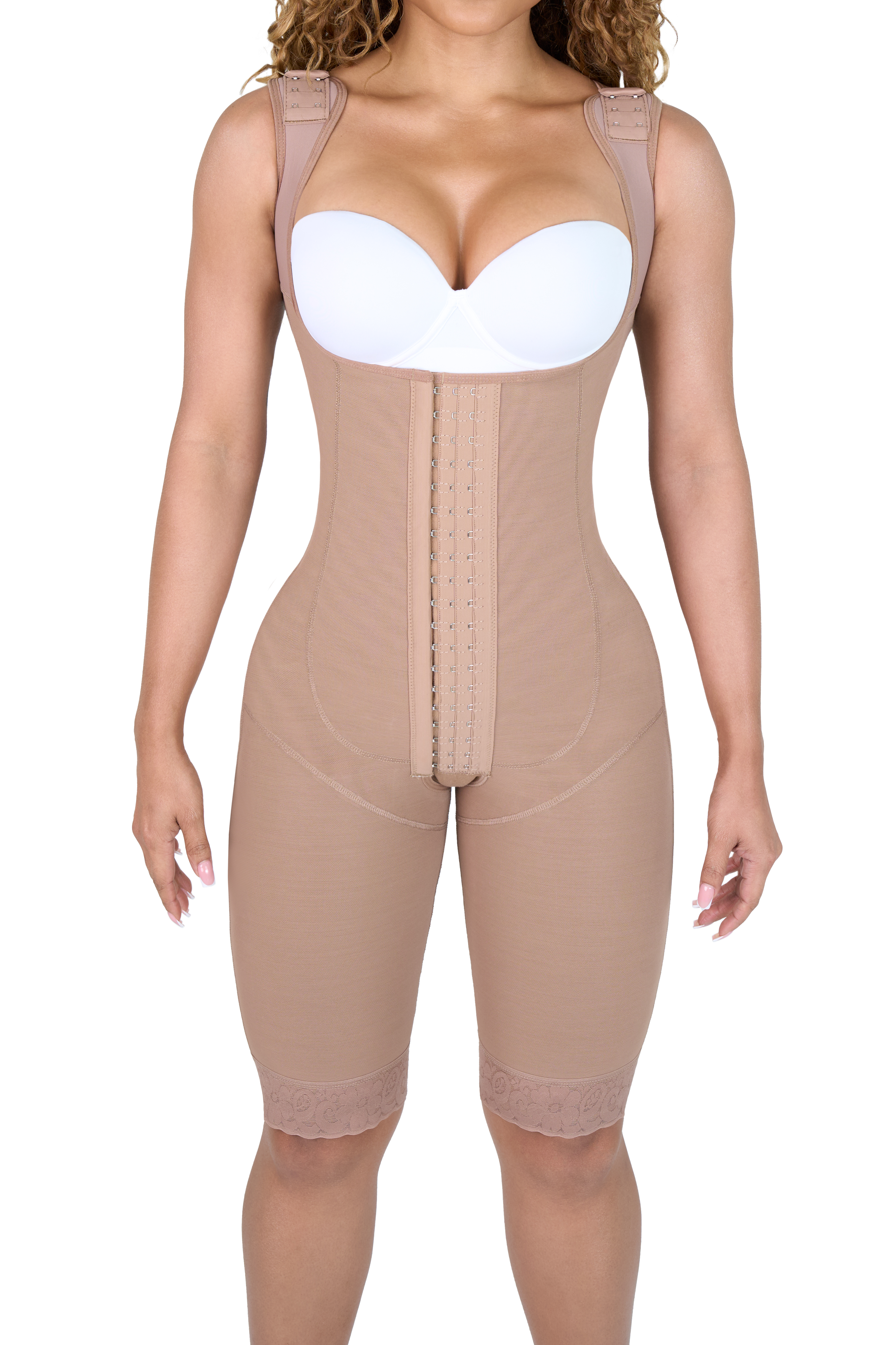 LA TERNURA FASHION Fajas Colombianas Full Body Con Busto Shapewear para mujer con control de abdomen, moldeador de cuerpo posparto