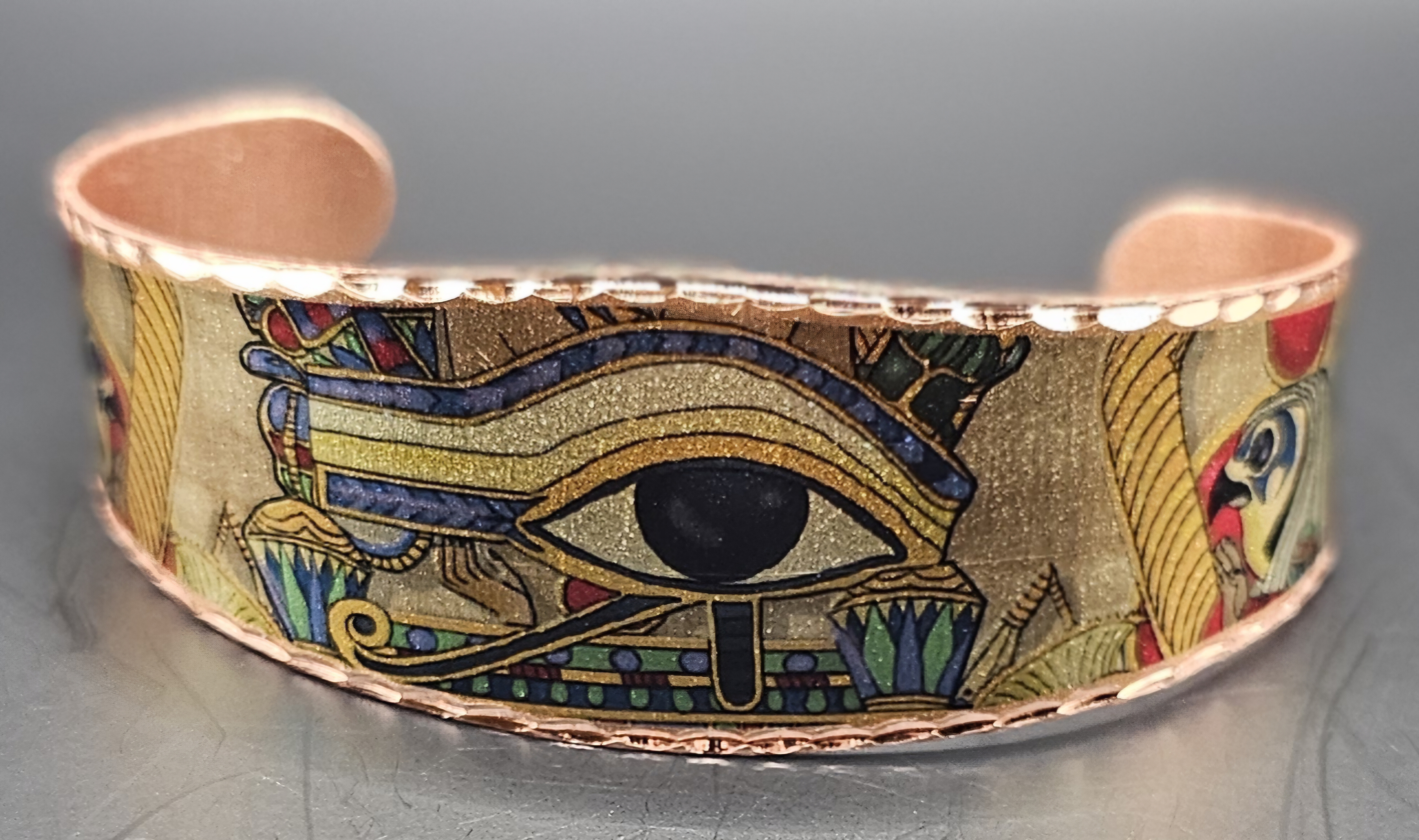 Decorative Egyptian Copper Bracelet