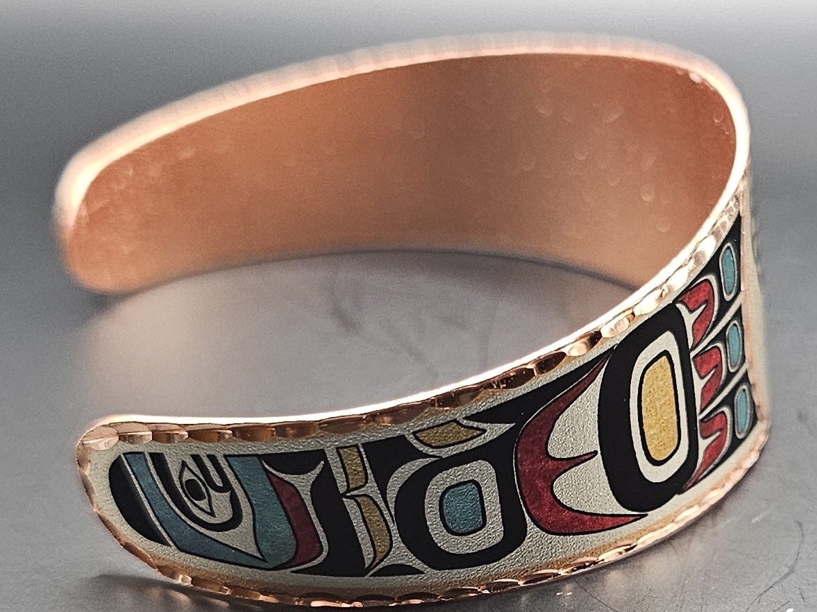 Copper Butterfly Cuff Bracelet