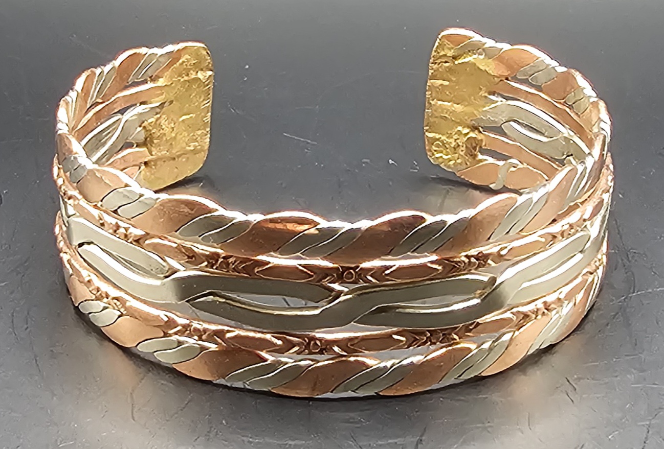 Handcrafted Mixed Metal Bracelet