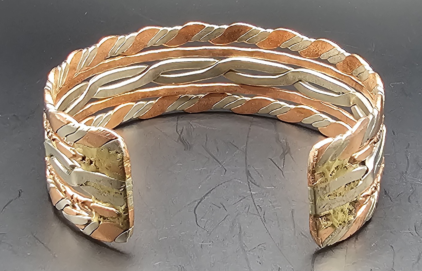 Handcrafted Mixed Metal Bracelet