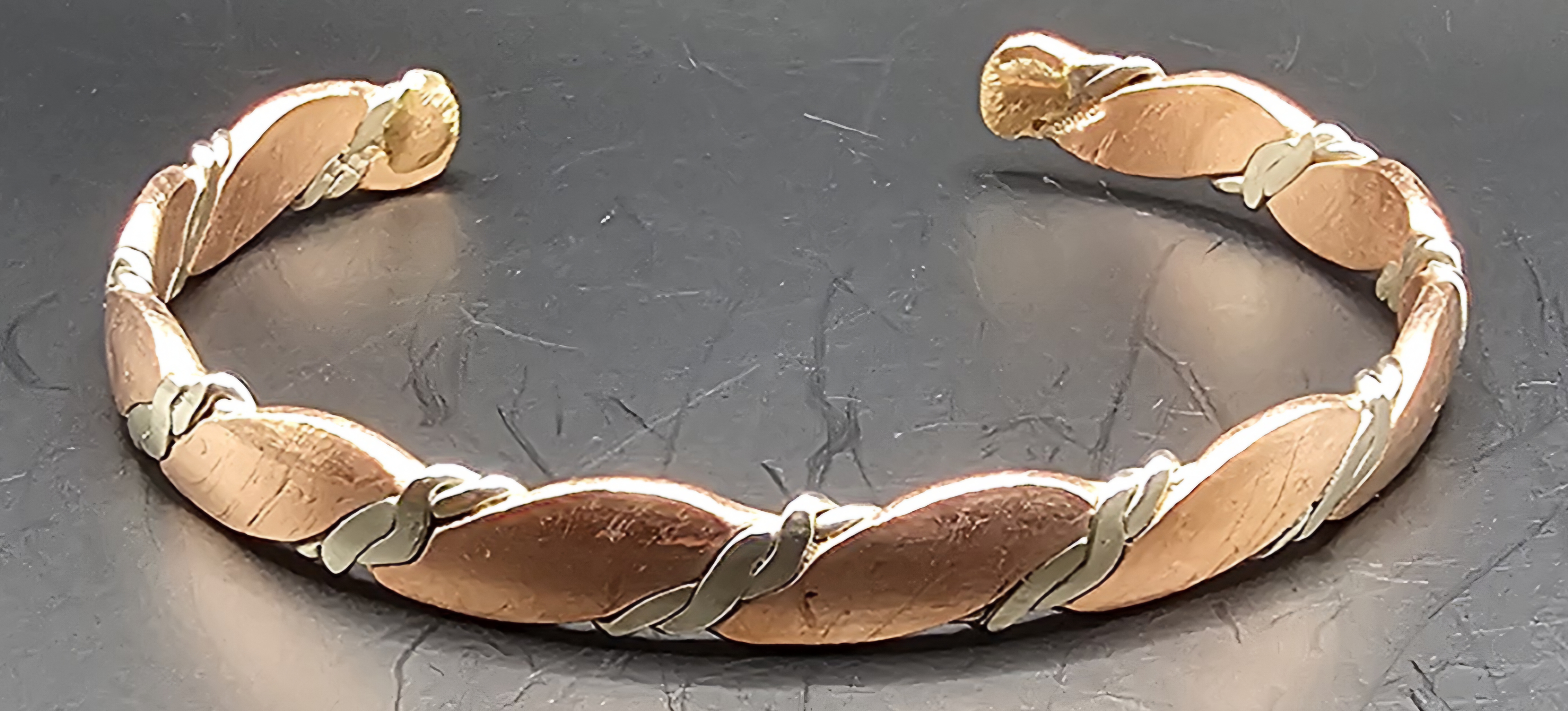 Copper and Brass Bracelet