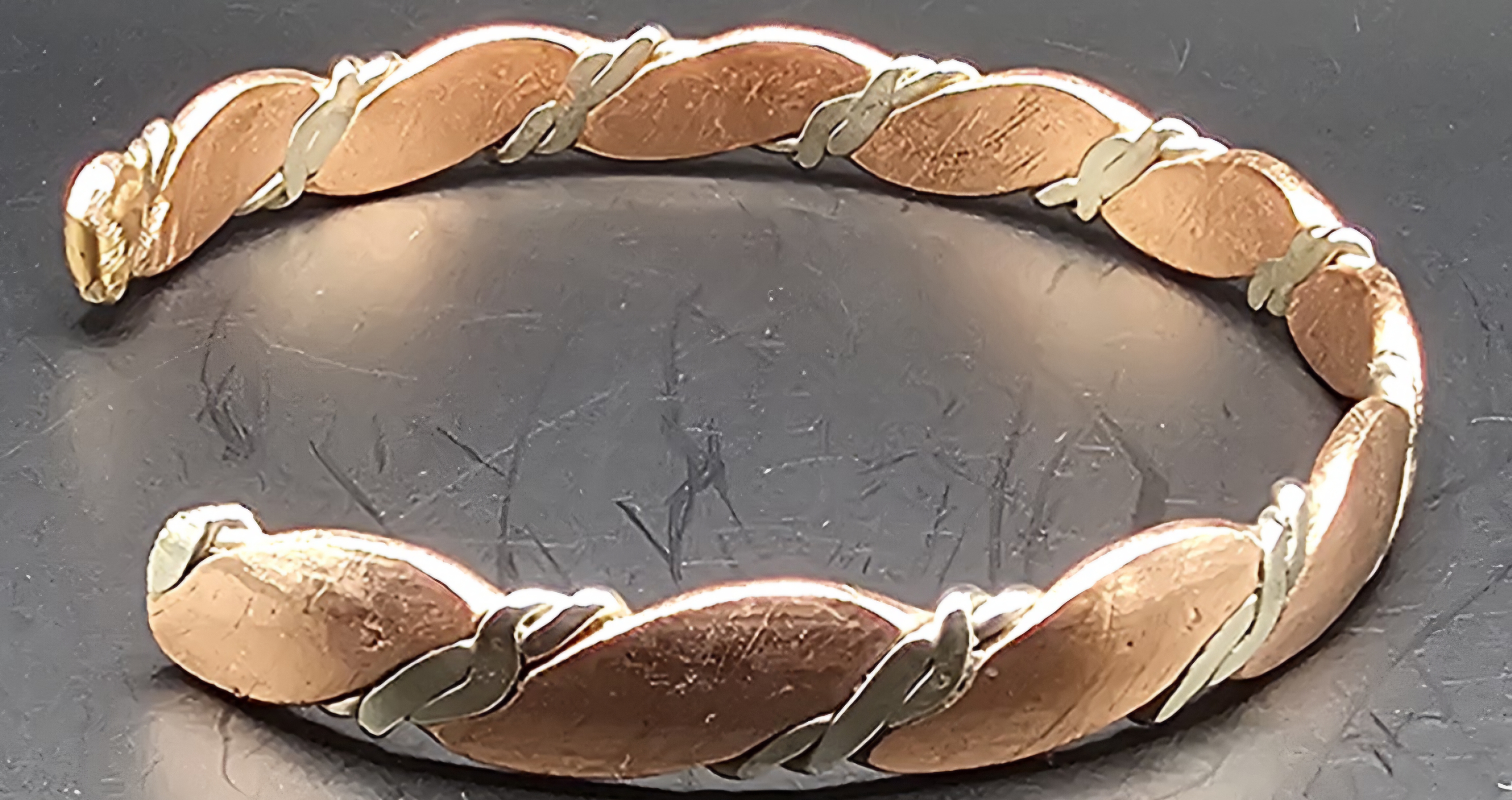 Copper and Brass Bracelet