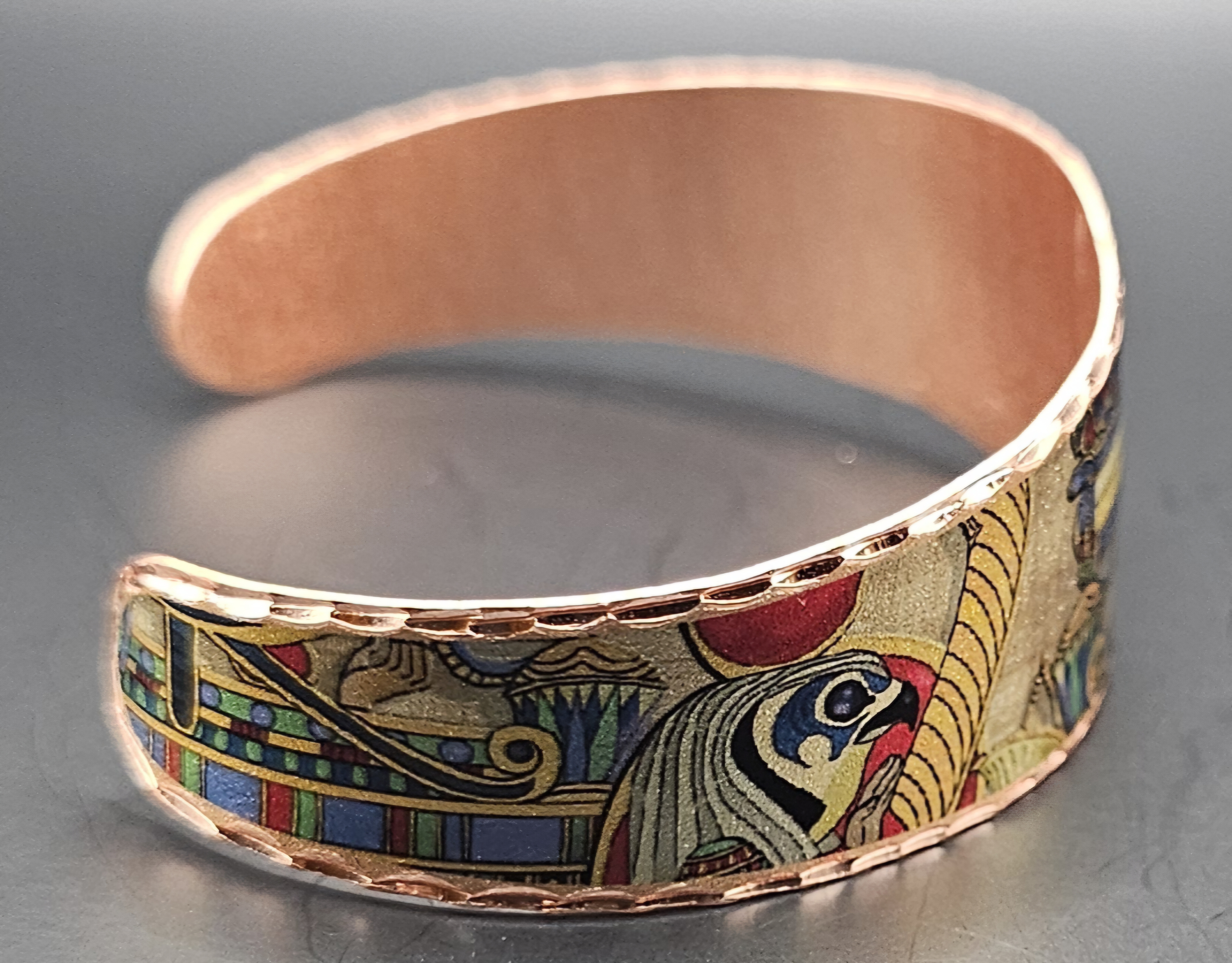 Decorative Egyptian Copper Bracelet