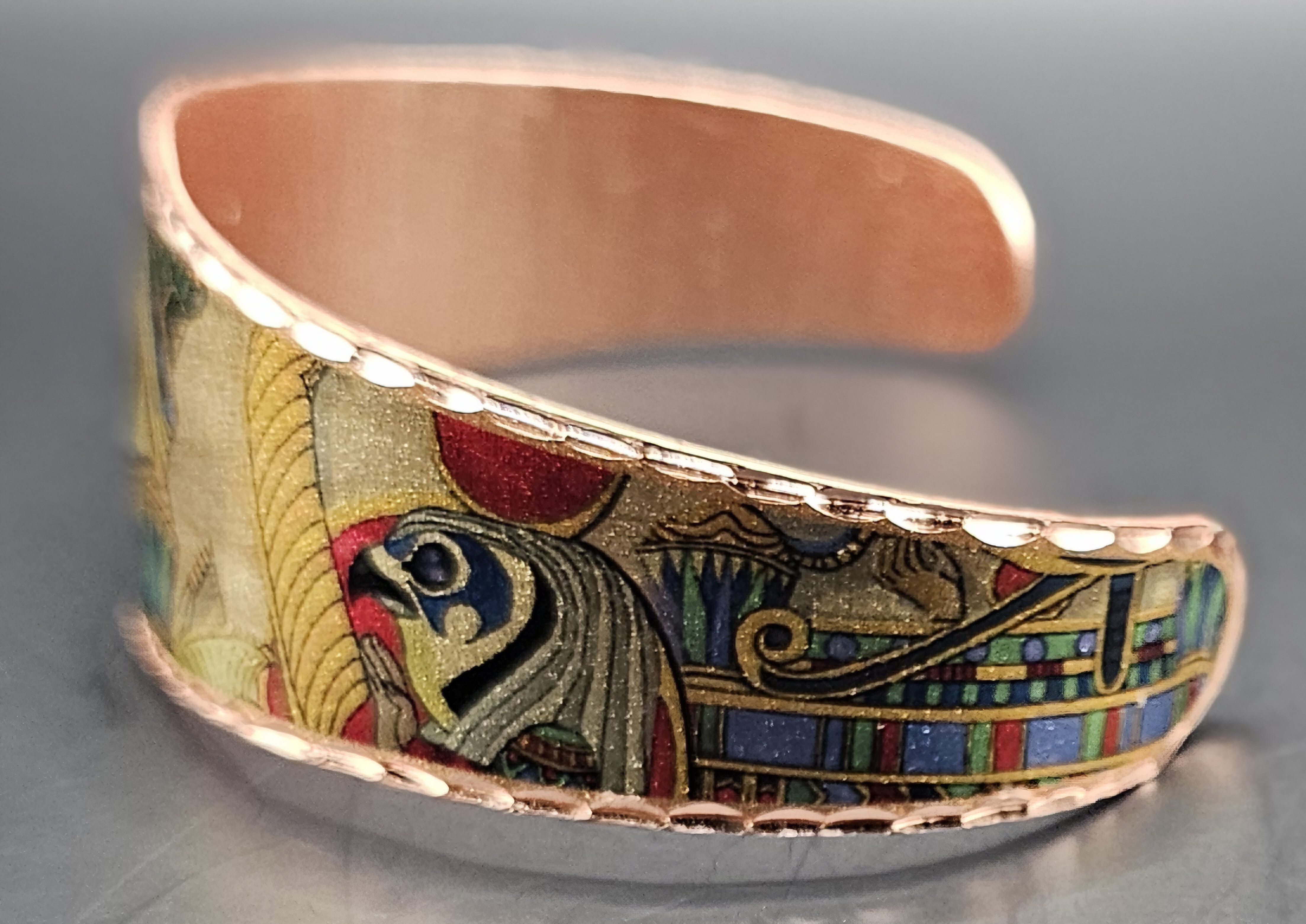 Decorative Egyptian Copper Bracelet