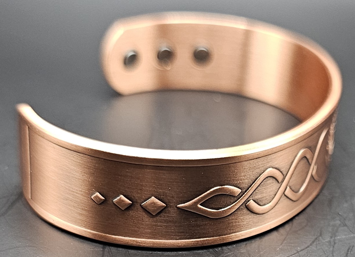 Pure Copper Cuff Tree of Life Bracelet