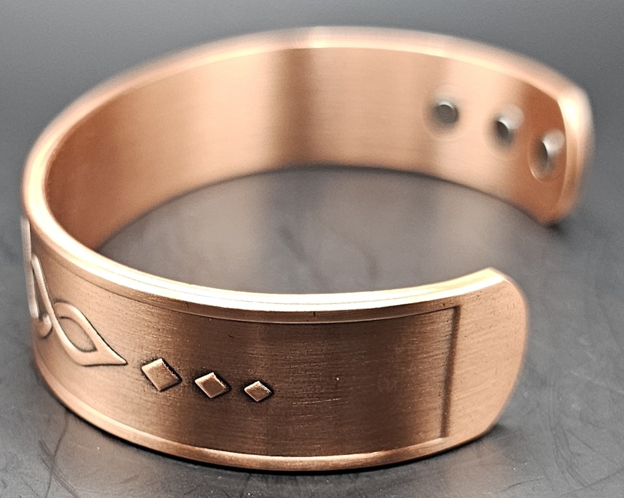 Pure Copper Cuff Tree of Life Bracelet