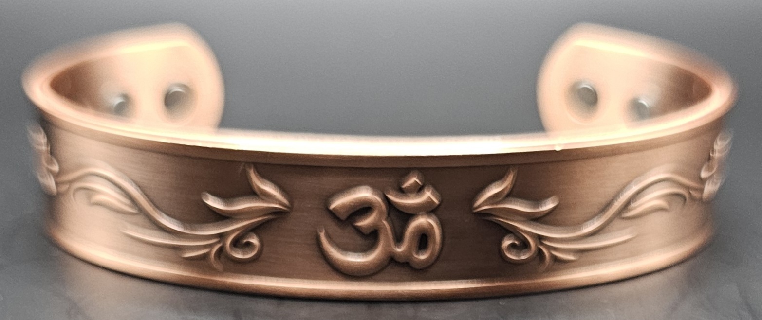 Copper Om Bracelet