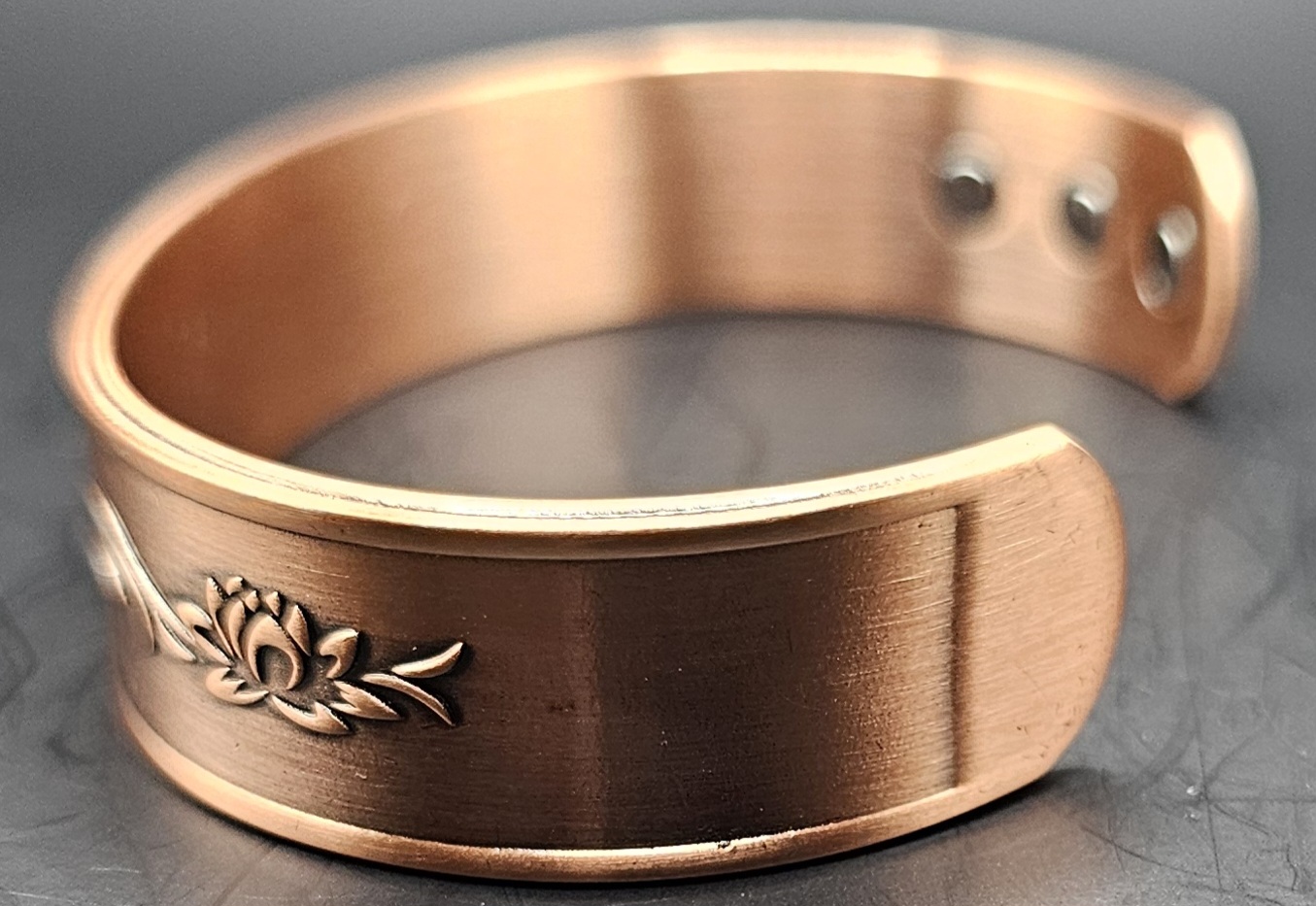 Copper Om Bracelet