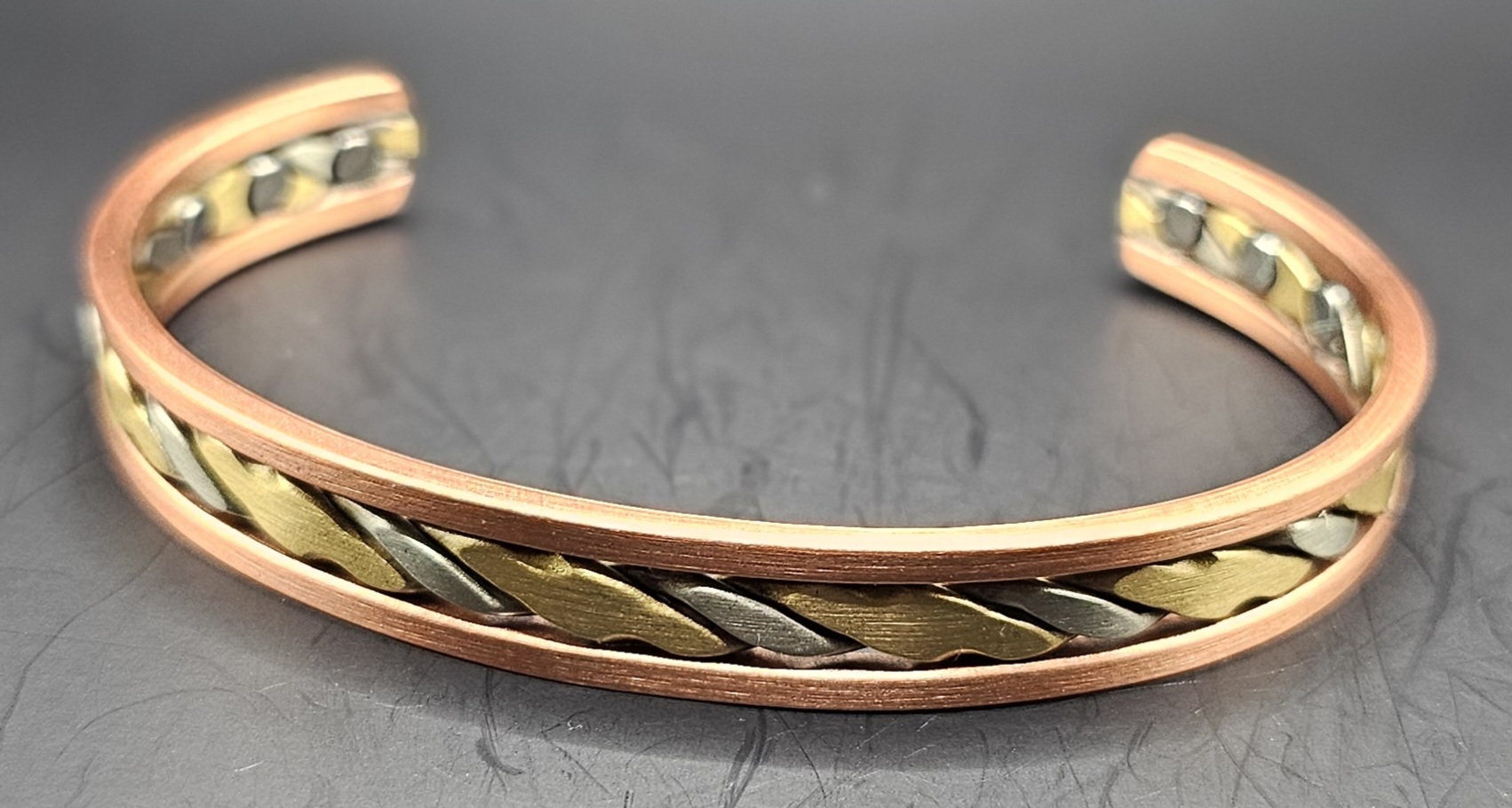 Braided Metal Cuff Bracelet