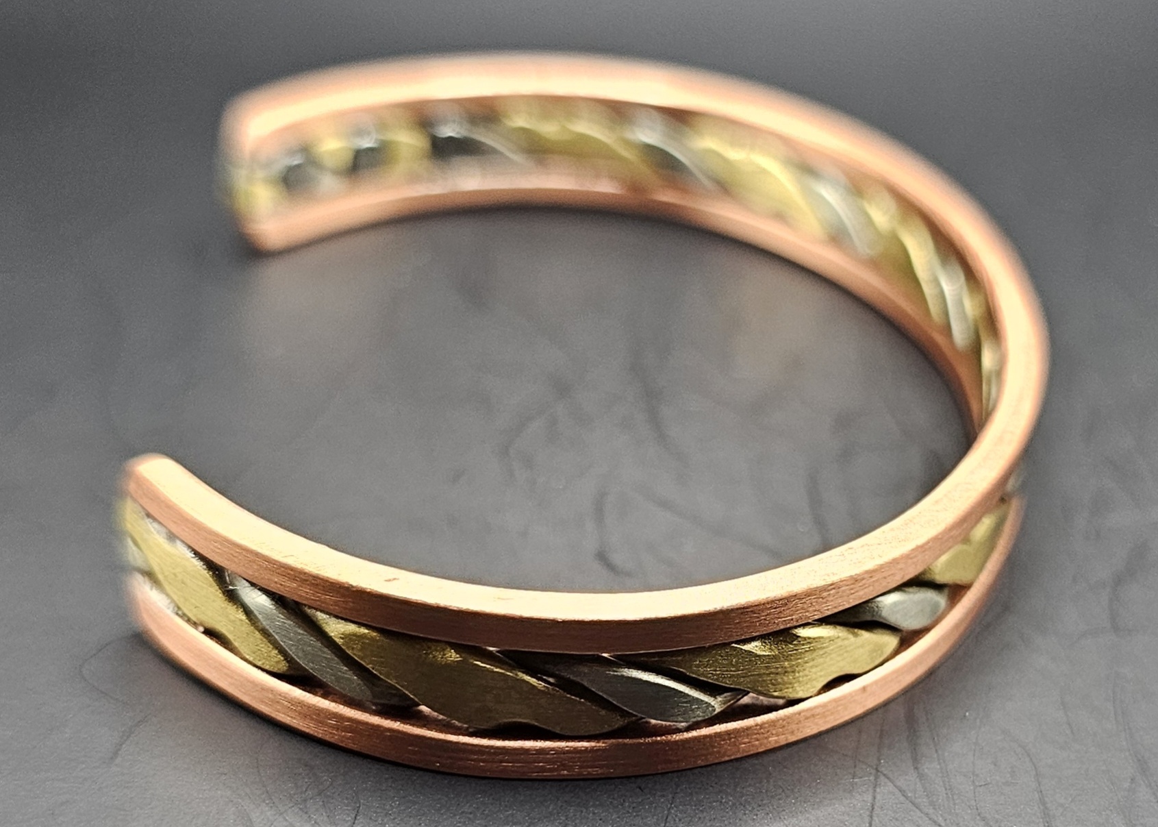 Braided Metal Cuff Bracelet
