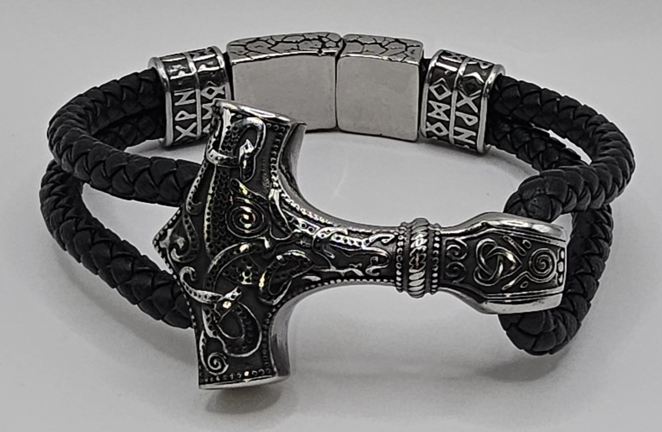 Viking Thor's Hammer Bracelet