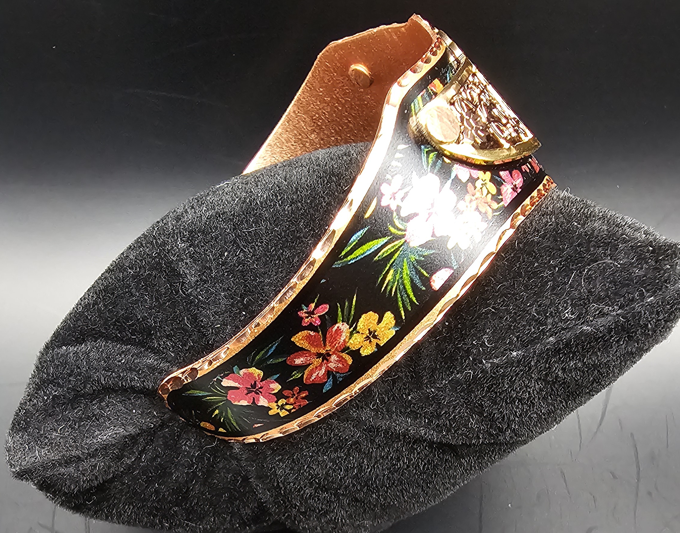 Embellished  copper Butterfly bracelet