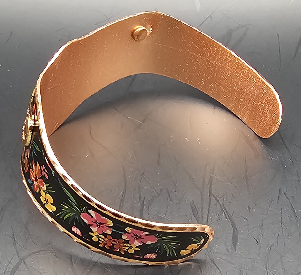 Embellished  copper Butterfly bracelet