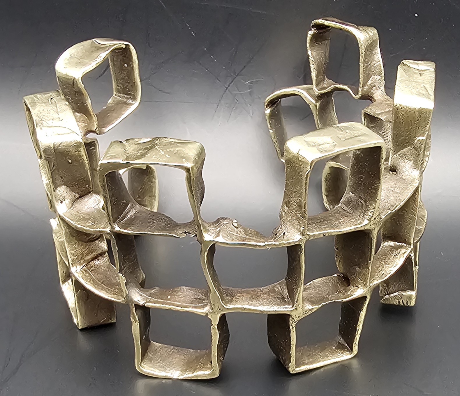 Abstract Bronze Bracelet