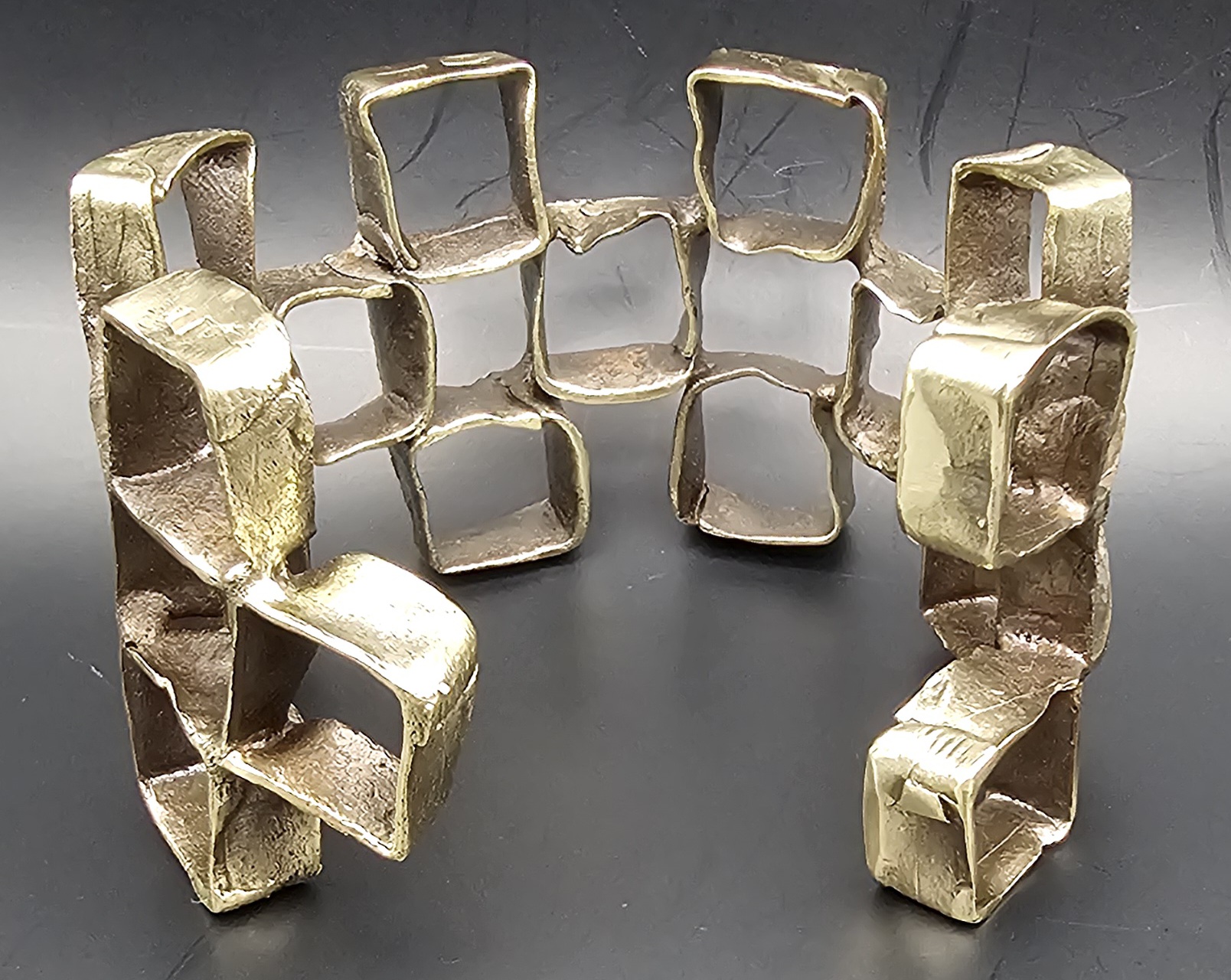 Abstract Bronze Bracelet