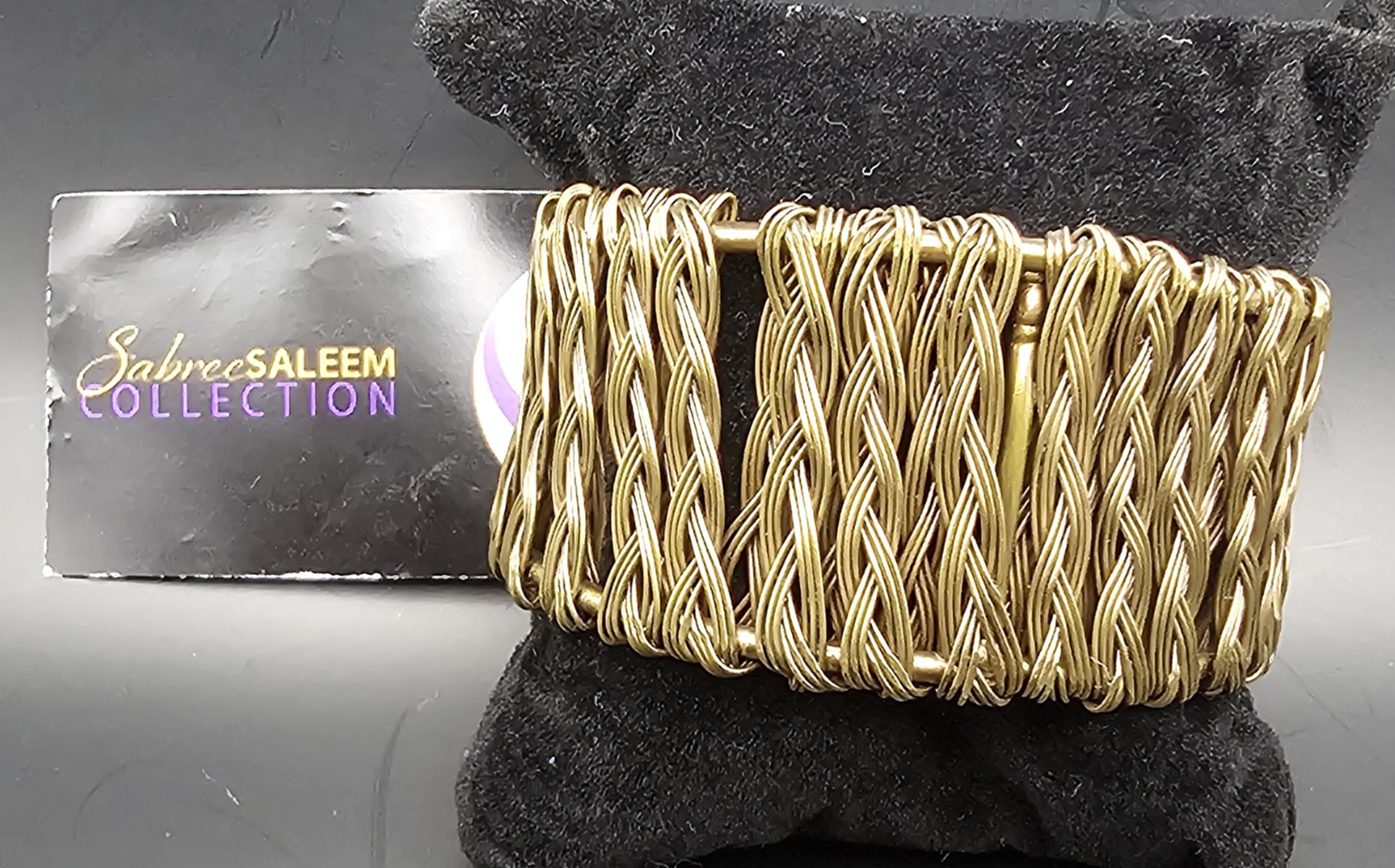 Handwoven Bronze Braided Bracelet
