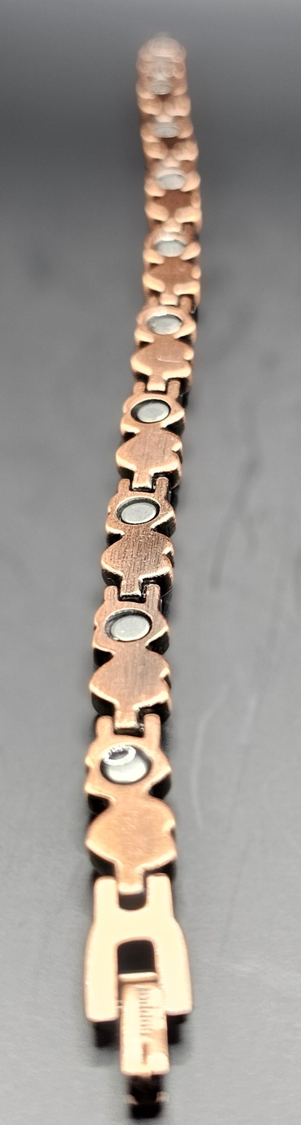 Pure Copper Turquoise heart bracelet