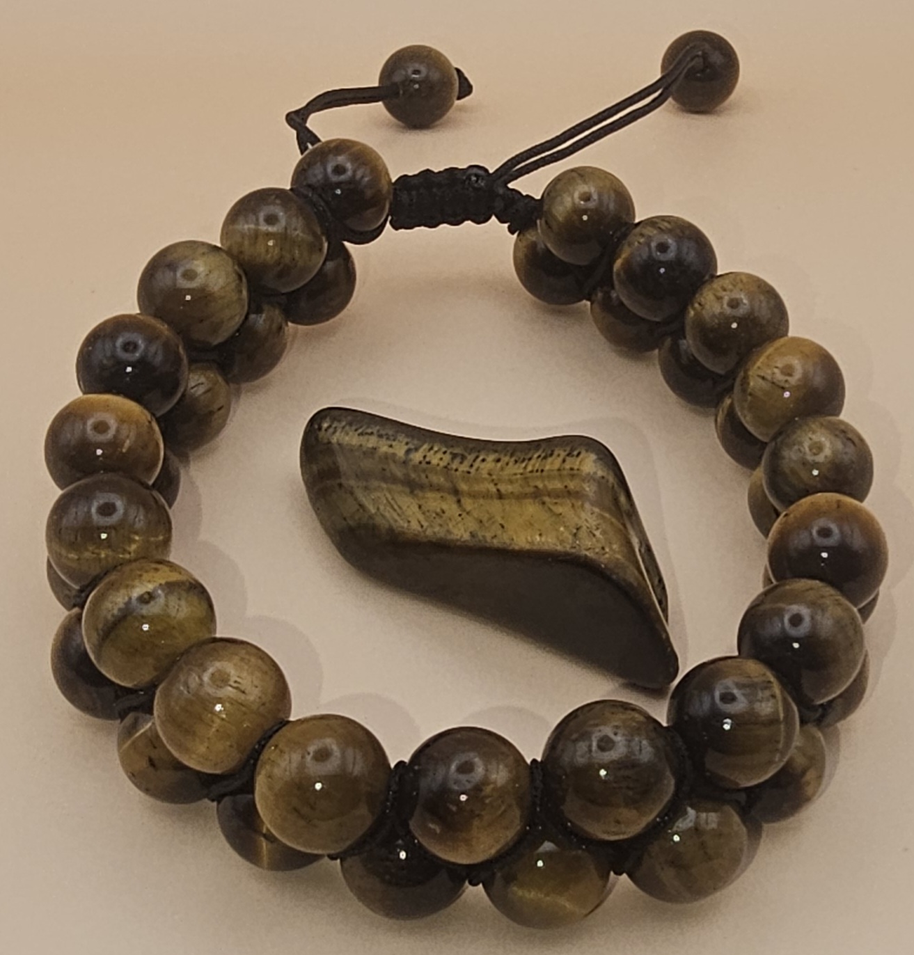 Adjustable Tigers eye bracelet