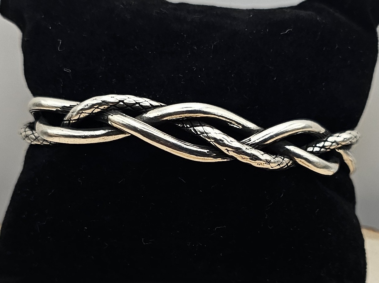 Braided Sterling Silver Bracelet