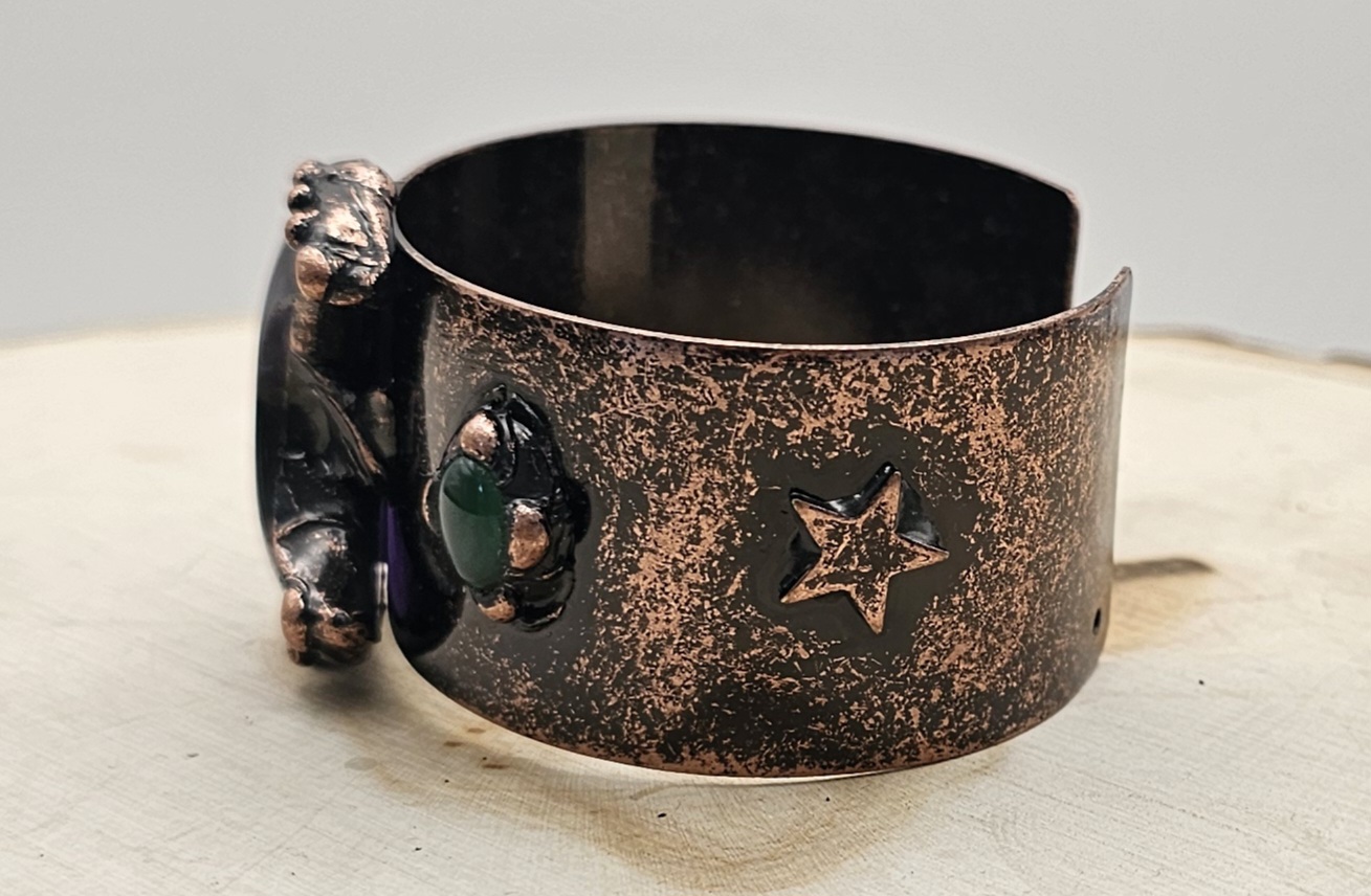 Handcrafted Moonstone Cuff Bracelet