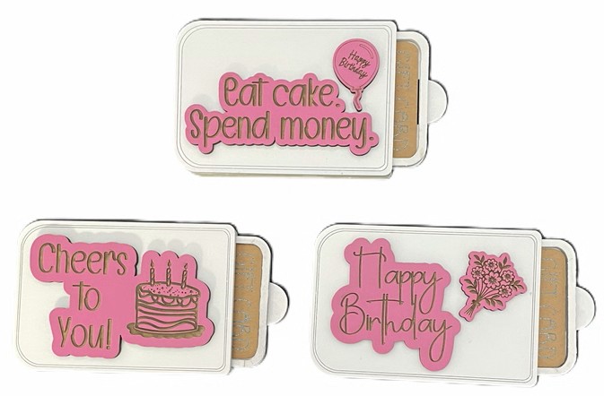Birthday-Themed Card Holders