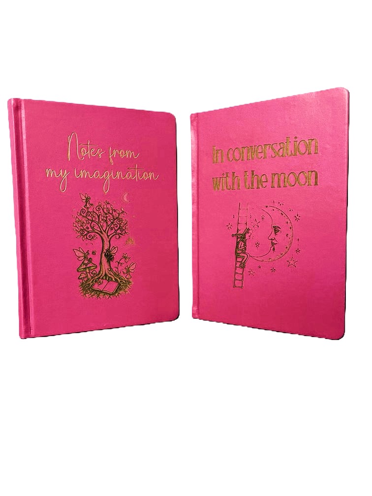 Engraved Pink Diary