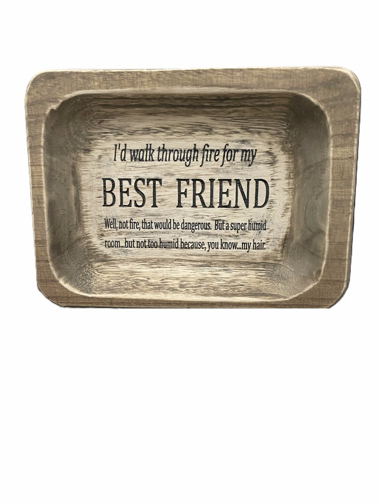 Best Friend Decorative Wooden Box