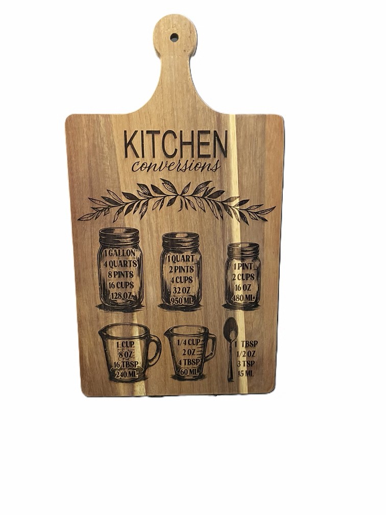Wooden Kitchen Conversion Cutting Board
