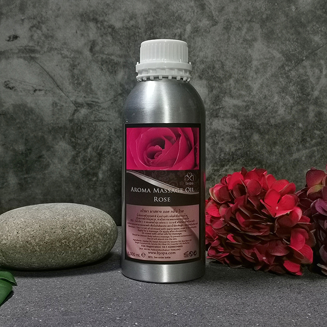 Aroma massage Oil Rose น้ำมันนวดตัวอโรมา กลิ่น โรส (กุหลาบ)