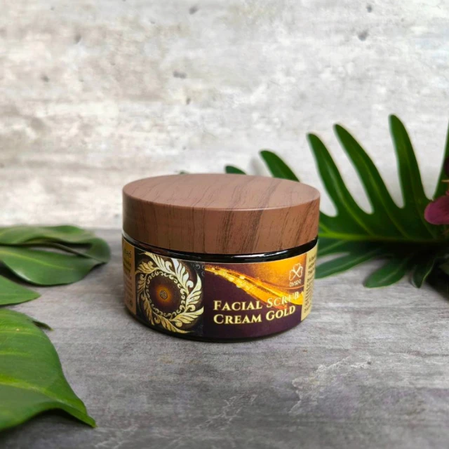 FACIAL SCRUB CREAM GOLD เฟเชี่ยลสครับครีม โกลด์ (ครีมขัดหน้าทอง)