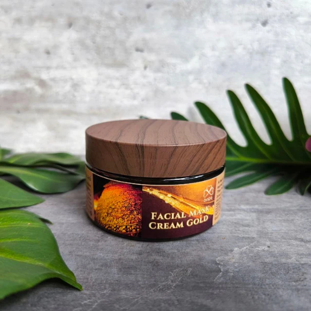 FACIAL MASK CREAM GOLD เฟเชี่ยลมาส์กครีม โกลด์ (ครีมขัดหน้าทอง)