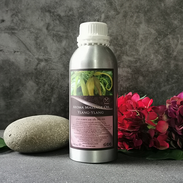 Aroma massage Oil YlangYlang น้ำมันนวดตัวอโรมา กลิ่น อิลังอิลัง (กระดังงา)