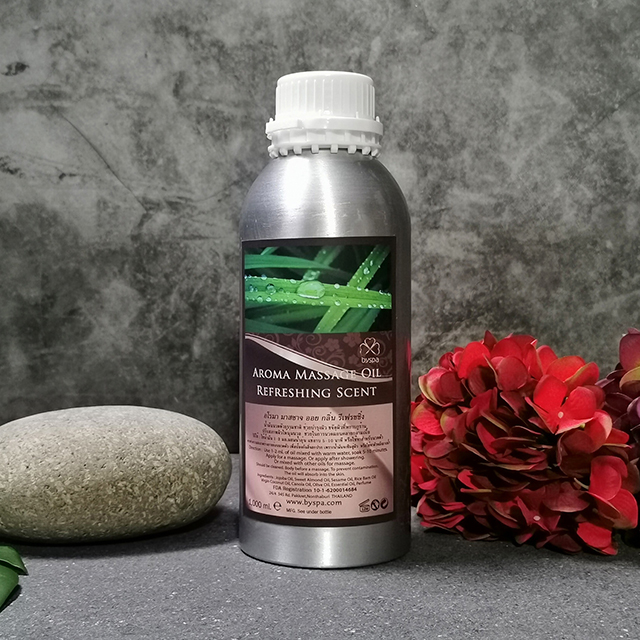 Aroma massage Oil Refresh น้ำมันนวดตัวอโรมา กลิ่น รีเฟรช
