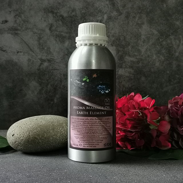 Aroma massage Oil Earth Element น้ำมันนวดตัวอโรมา กลิ่น เอิร์ธ อีเลเมนท์ (ธาตุดิน)