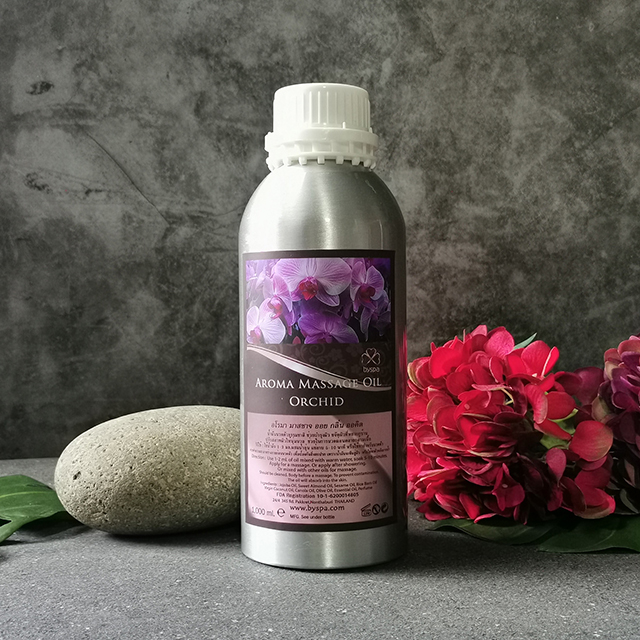 Aroma massage Oil Orchid น้ำมันนวดตัวอโรมา กลิ่น ออคิด (กล้วยไม้)