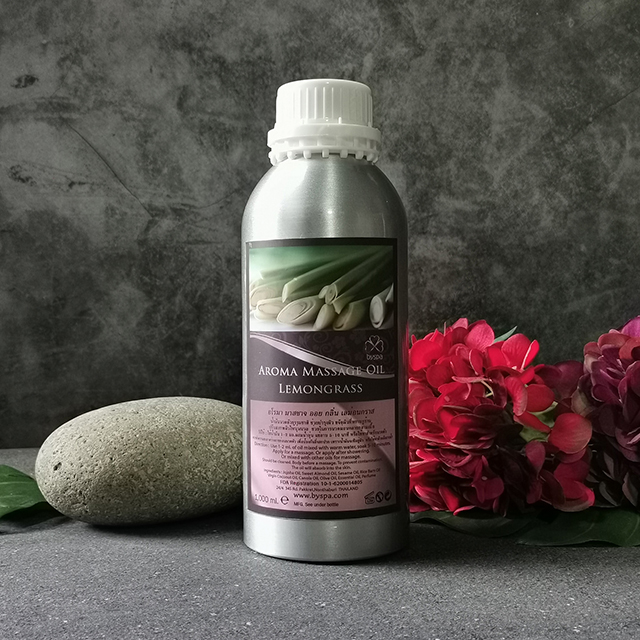 Aroma massage Oil Lemongrass น้ำมันนวดตัวอโรมา กลิ่น เลม่อนกราส (ตะไคร้)
