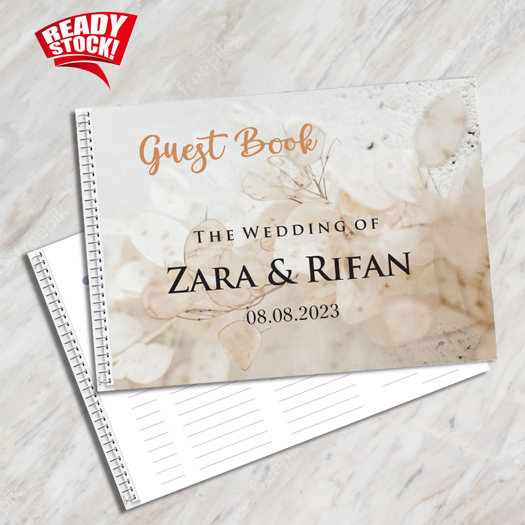 BUKU TAMU SOFTCOVER TANPA FOTO