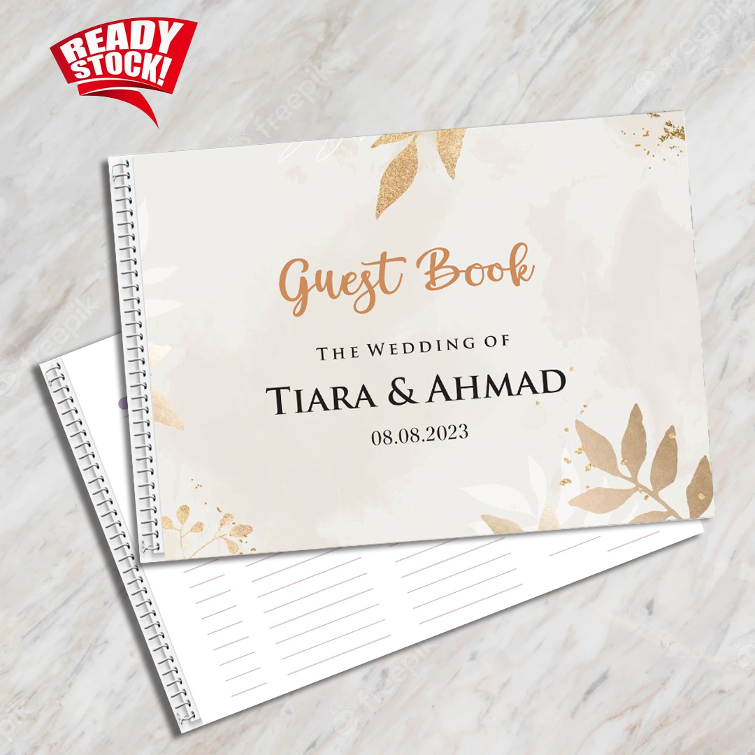 BUKU TAMU SOFTCOVER TANPA FOTO