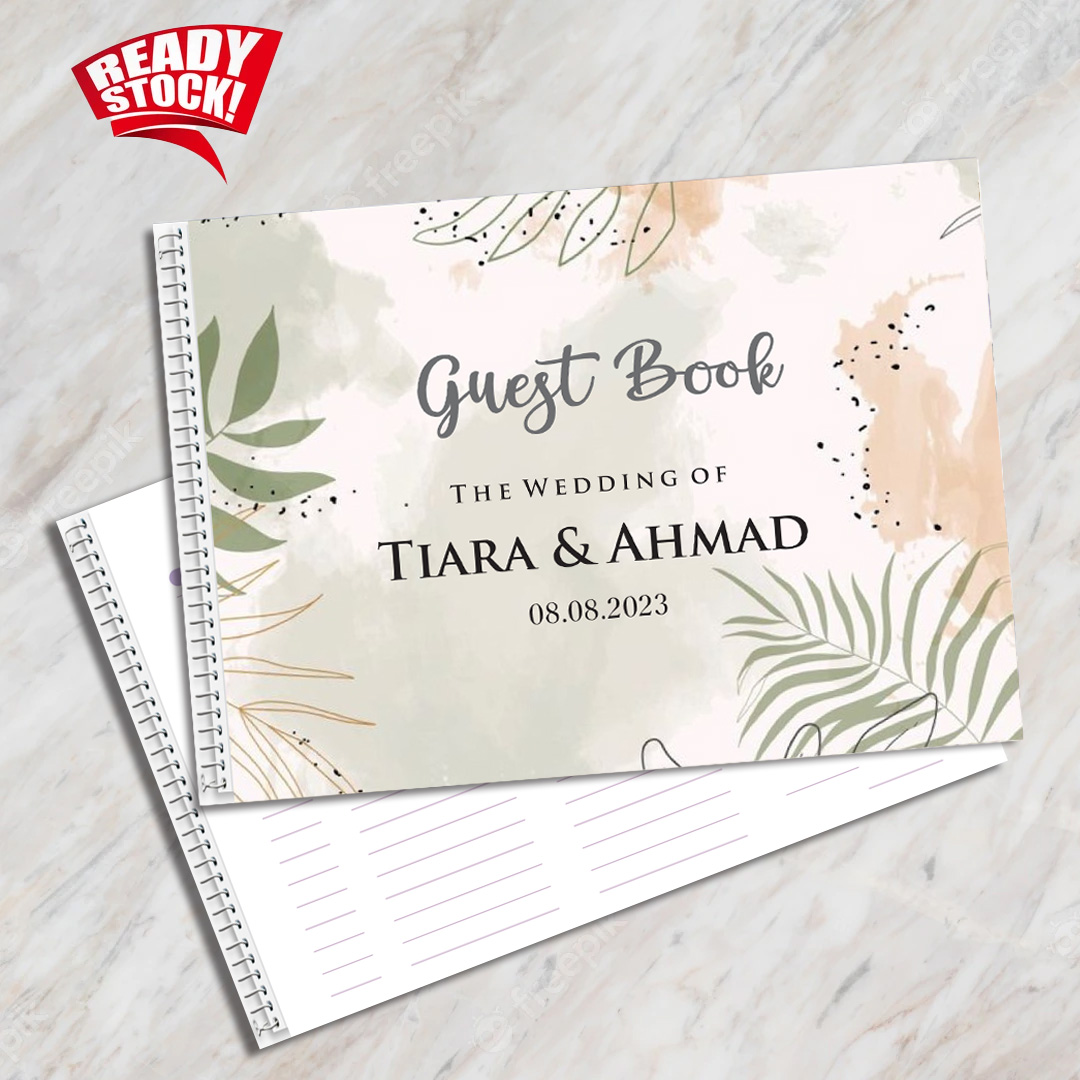 BUKU TAMU SOFTCOVER TANPA FOTO