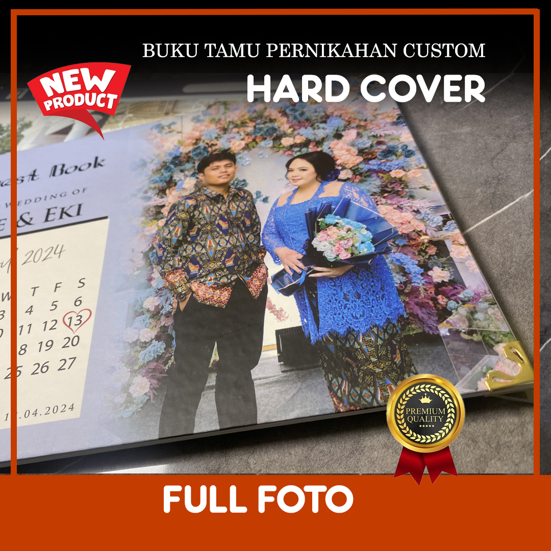 BUKU TAMU HARDCOVER PREMIUM ISI CUSTOM