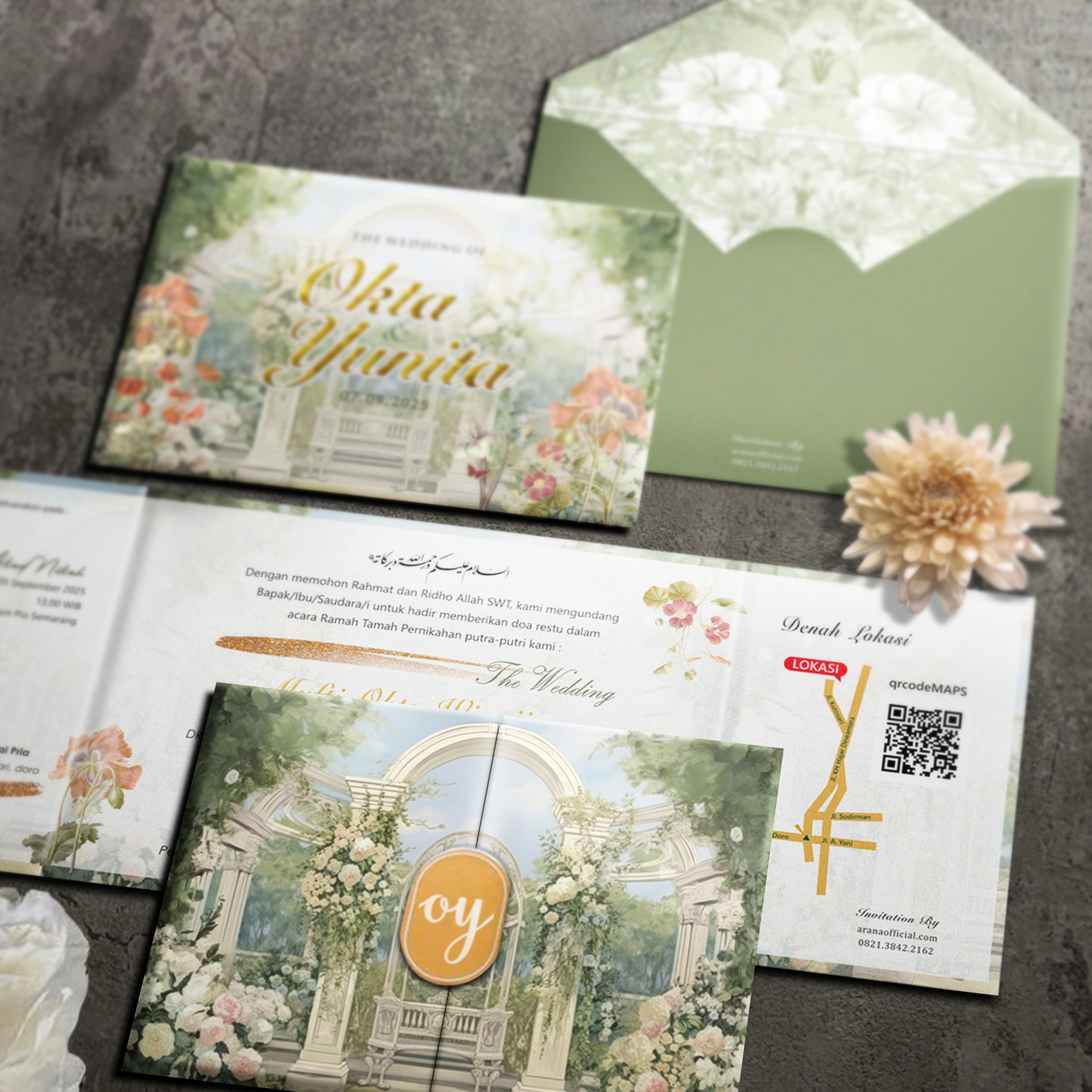 Hardcover 3 Fold Amplop