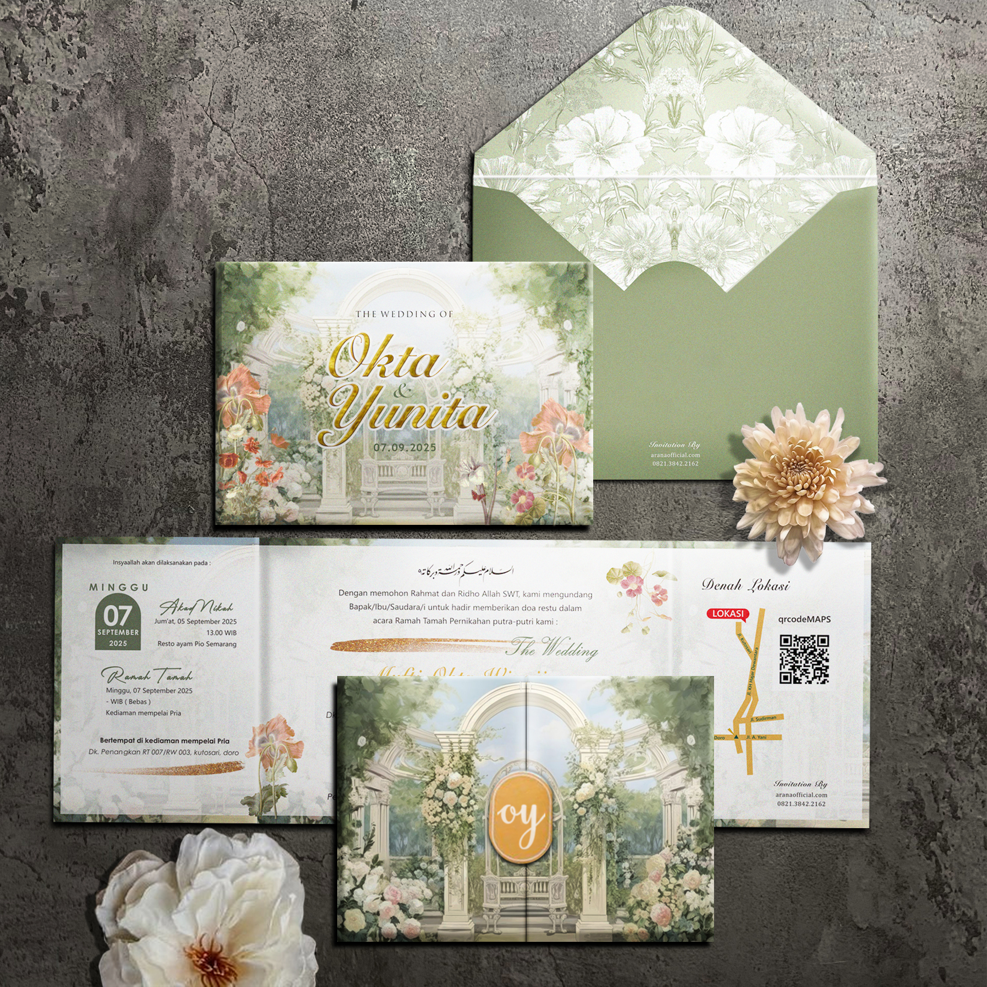 Hardcover 3 Fold Amplop