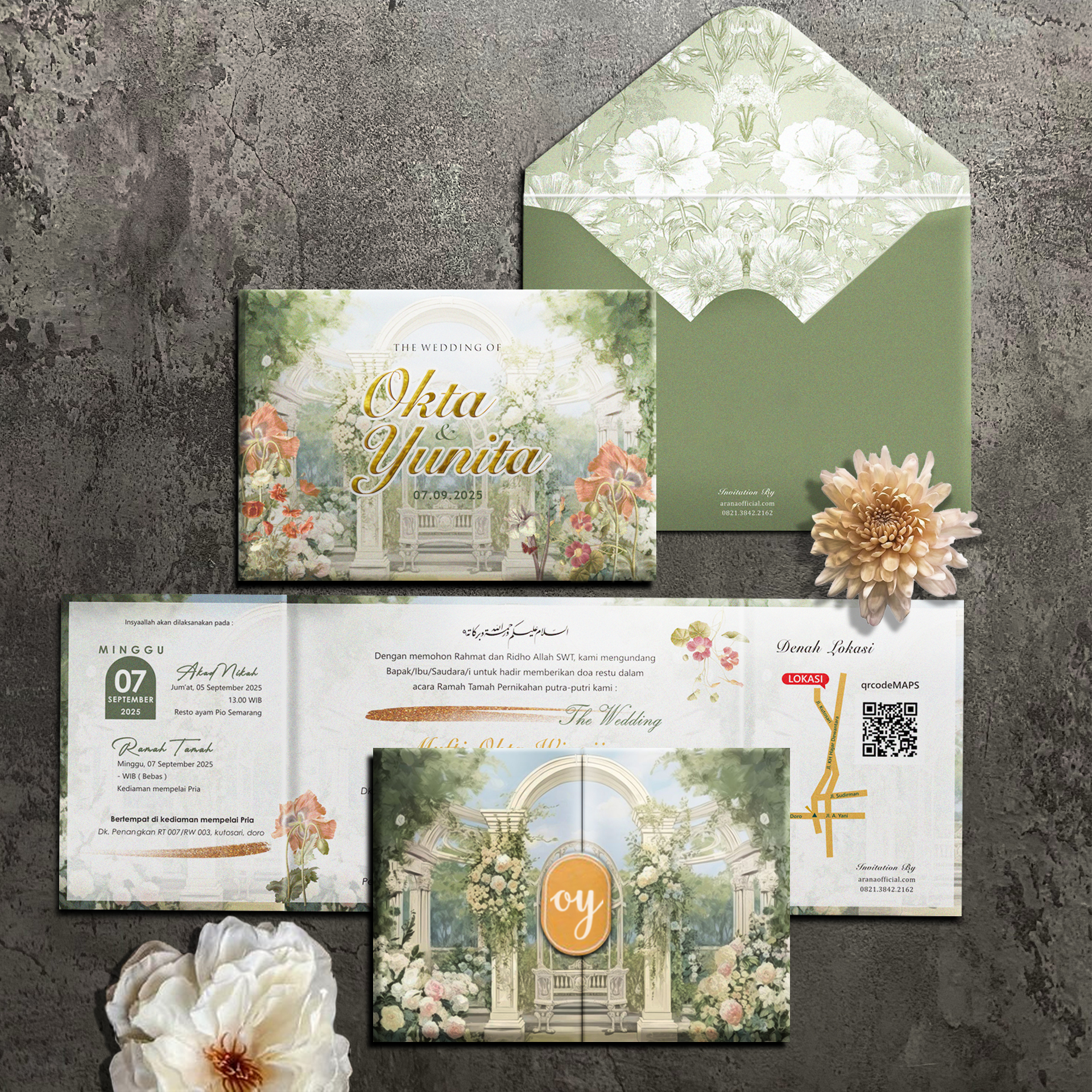 Hardcover 3 Fold Amplop