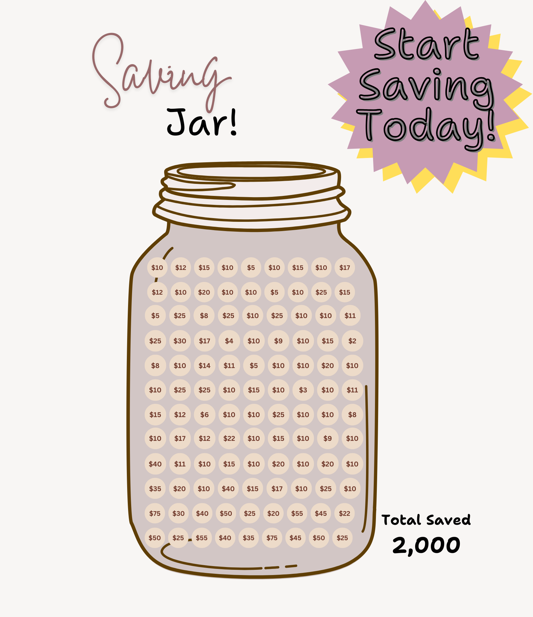 Your Customizable Saving Jar-PLR Resell Digital Saving Jar