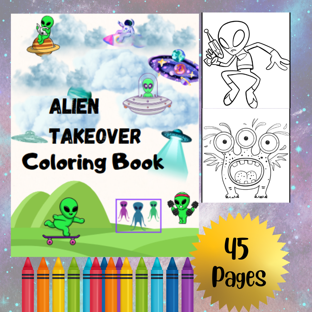 Alien Coloring Book