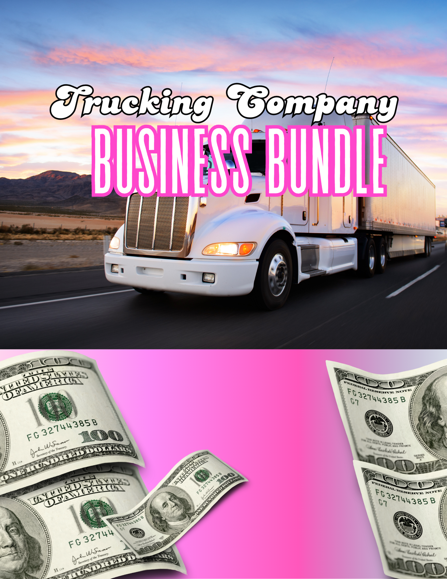 Trucking Company Business Bundle Flip Book
