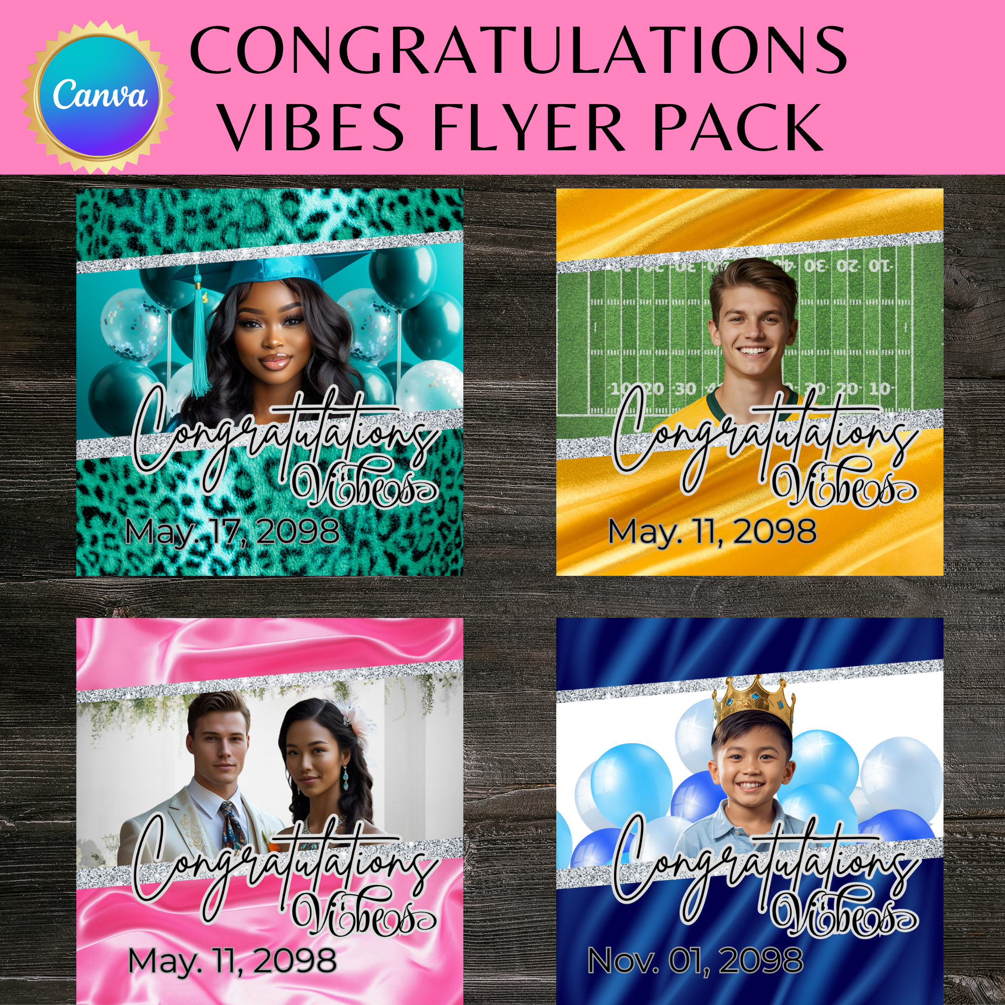 Congratulations Vibes Flyer Pack 