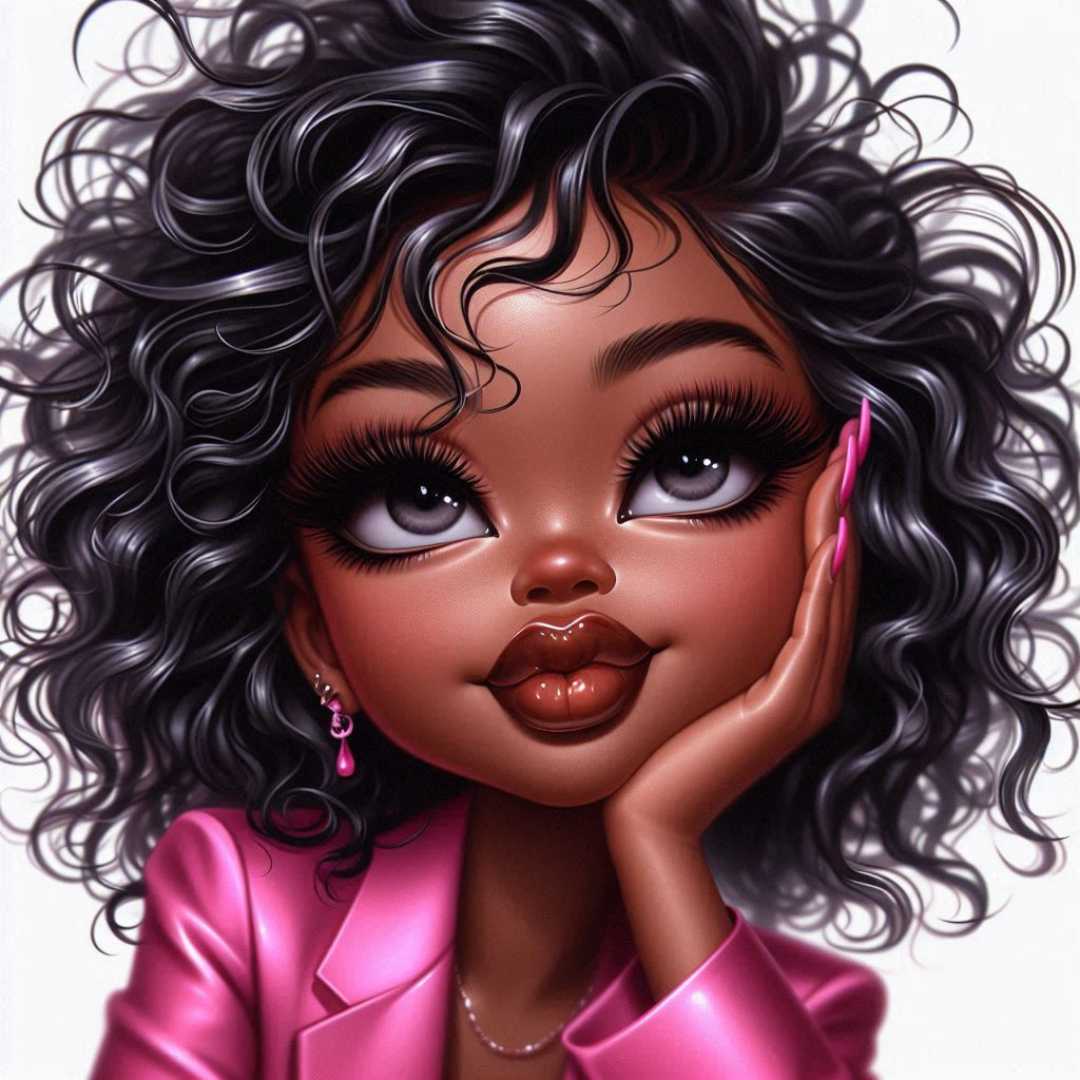 Pretty Girl in Pink Collection PNG